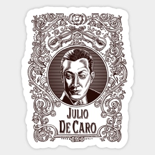 Julio de Caro in Brown Sticker